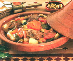 cuisine marocaine - recette marocaine du tajine d'agneau berbre