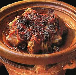 cuisine marocaine - recette marocaine du tajine d'agneau Makfoul